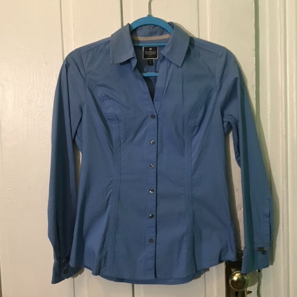 Express The Essential Blue Shirt